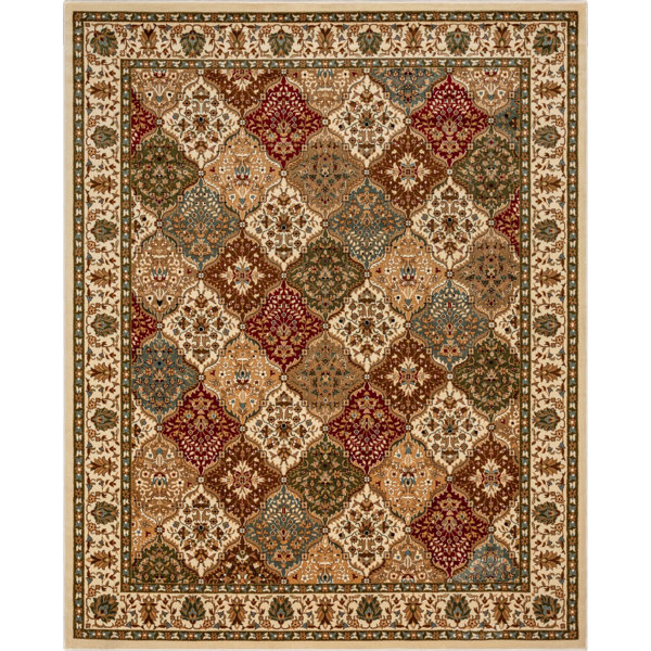 Well Woven Barclay Performance Red/Yellow Rug Wayfair